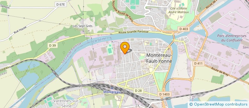 localisation de l'entreprise 923 965 115   MONTEREAU-FAULT-YONNE