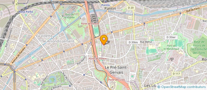 localisation de l'entreprise 923 991 756  à LE PRE-SAINT-GERVAIS