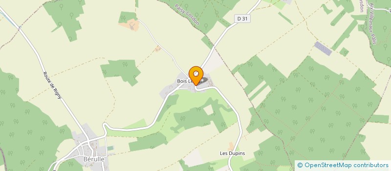 localisation de l'entreprise 923 997 613   BERULLE