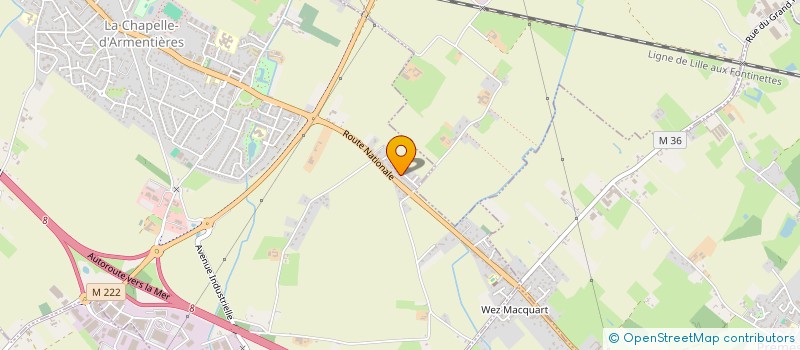 localisation de l'entreprise 924 029 184   LA CHAPELLE-D'ARMENTIERES