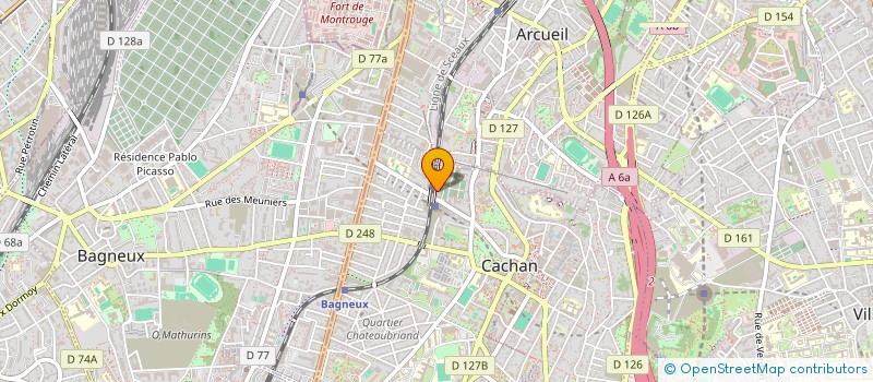 localisation de l'entreprise 924 032 006 à BAGNEUX