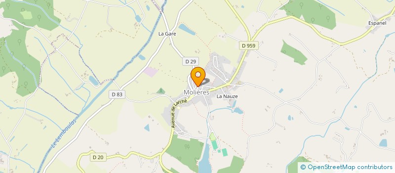 localisation de l'entreprise 924 110 646   MOLIERES