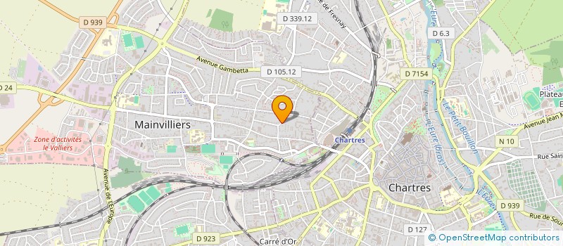localisation de l'entreprise 924 145 436 à GASVILLE-OISEME