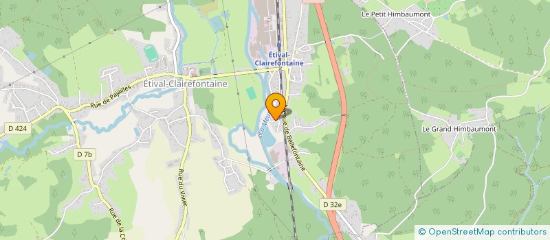 localisation de l'entreprise 924 150 212   ETIVAL-CLAIREFONTAINE