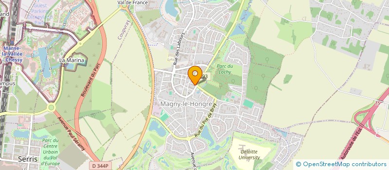 localisation de l'entreprise 924 160 294 à MAGNY-LE-HONGRE