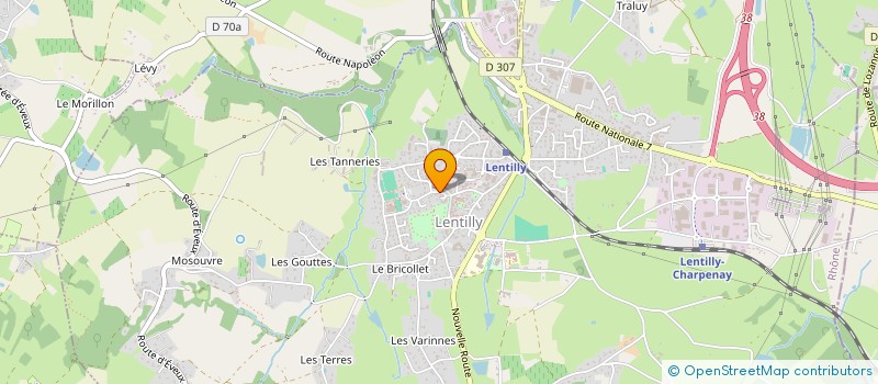 localisation de l'entreprise 924 171 309   LENTILLY