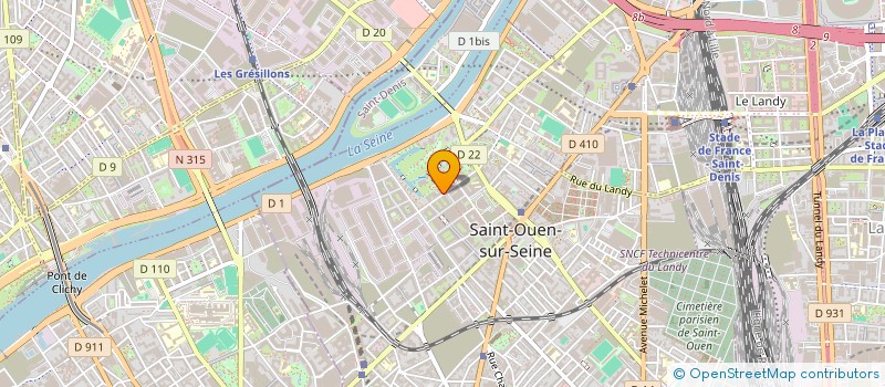 localisation de l'entreprise 924 252 919   SAINT-OUEN-SUR-SEINE