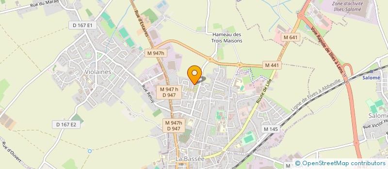 localisation de l'entreprise 924 278 823   LA BASSEE