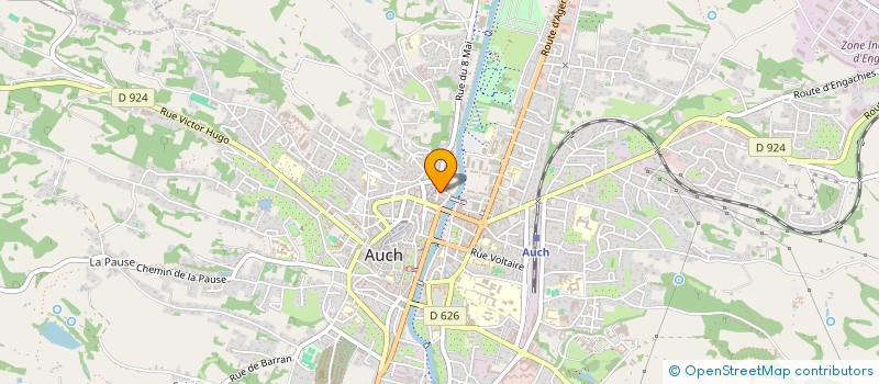 localisation de l'entreprise 924 303 779   AUCH