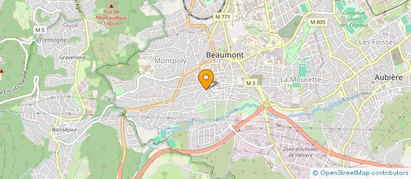 localisation de l'entreprise 924 424 526 à BEAUMONT