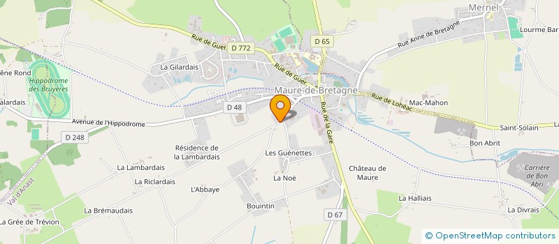 localisation de l'entreprise 924 445 539   LA CHAPELLE-BOUEXIC