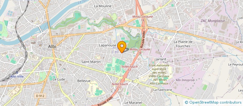 localisation de l'entreprise 924 463 623 à ALBI