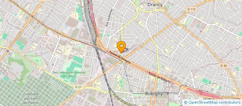 localisation de l'entreprise 924 484 777   DRANCY