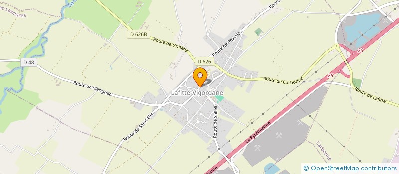 localisation de l'entreprise 924 490 626   LAFITTE-VIGORDANE