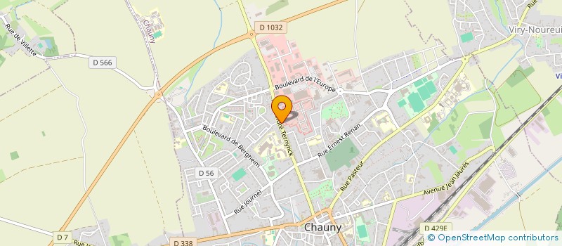 localisation de l'entreprise 924 661 788 à CHAUNY