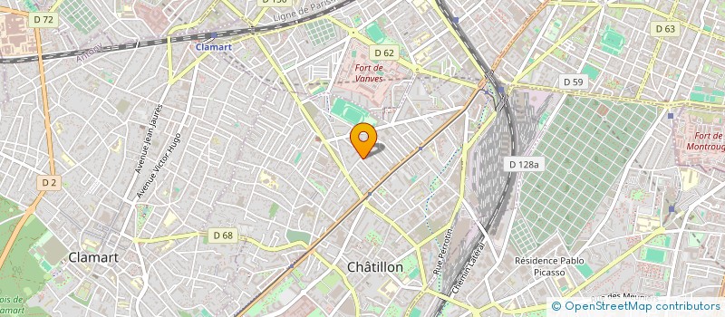 localisation de l'entreprise 924 682 255   CHATILLON