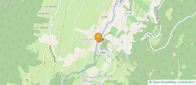 localisation de l'entreprise 924 709 553 à SAINT-JEAN-EN-ROYANS