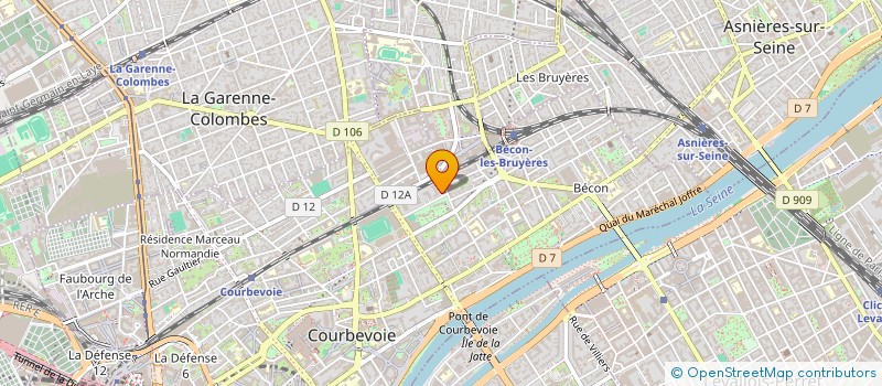 localisation de l'entreprise 924 716 632 à COURBEVOIE