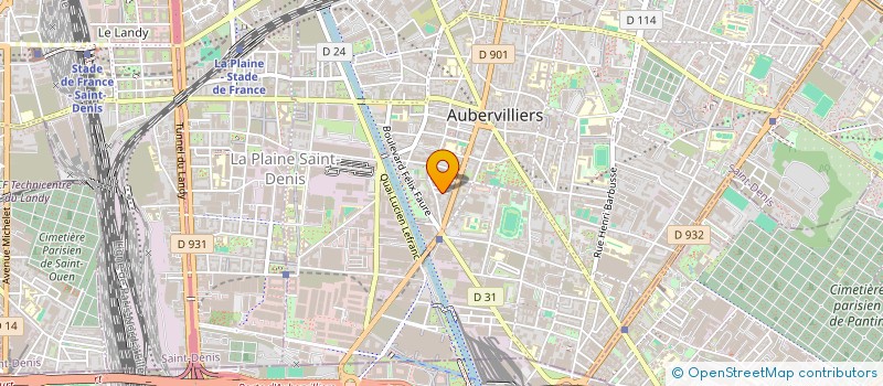 localisation de l'entreprise 924 744 774   AUBERVILLIERS