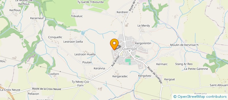 localisation de l'entreprise 924 847 585   GUENGAT