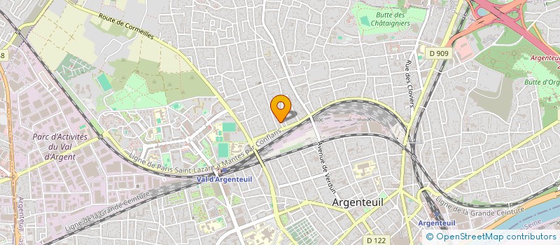 localisation de l'entreprise 924 912 587   ARGENTEUIL