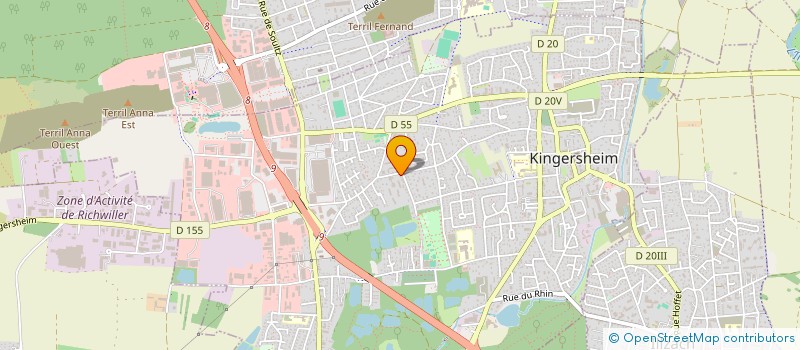 localisation de l'entreprise 924 928 591 à KINGERSHEIM