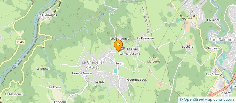 localisation de l'entreprise 924 933 914   LA CHAPELLE-D'AUREC