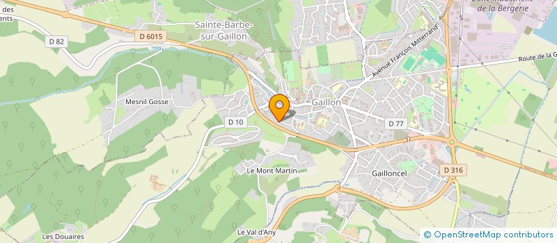 localisation de l'entreprise 925 010 027   GOUILLONS