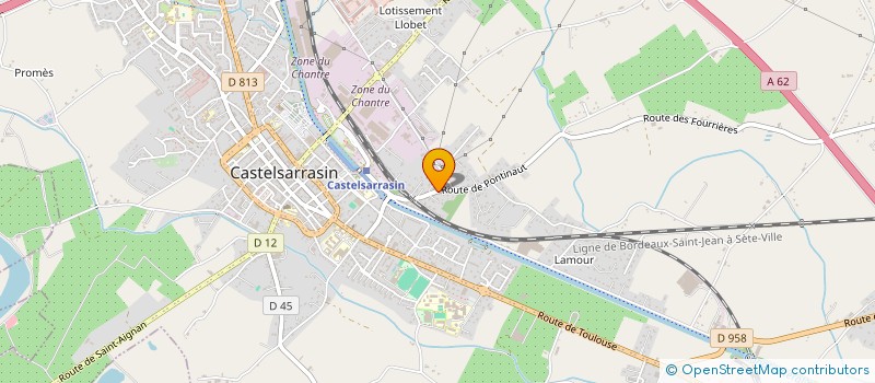 localisation de l'entreprise 925 024 861   CASTELSARRASIN