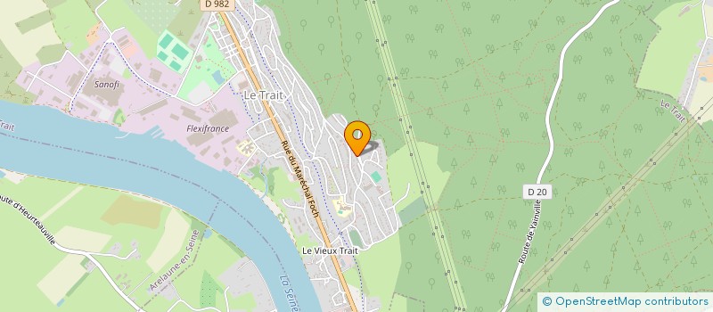 localisation de l'entreprise 925 030 637   LE TRAIT