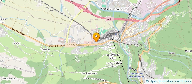 localisation de l'entreprise 925 053 423   SAINT-GERVAIS-LES-BAINS