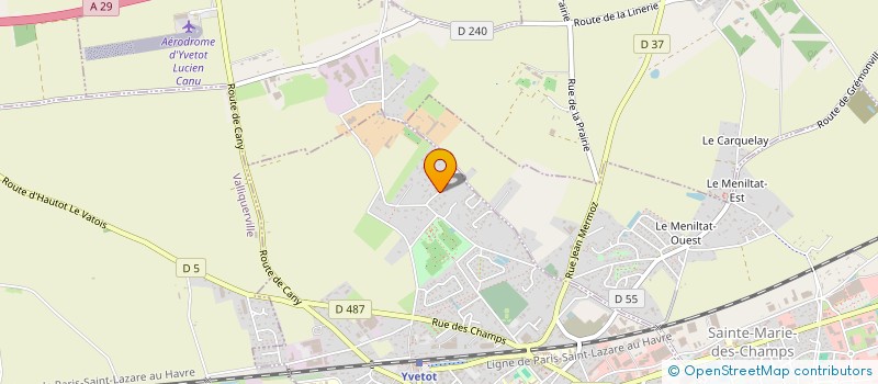 localisation de l'entreprise 925 057 911   YVETOT