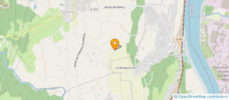 localisation de l'entreprise 925 085 243   TOULAUD