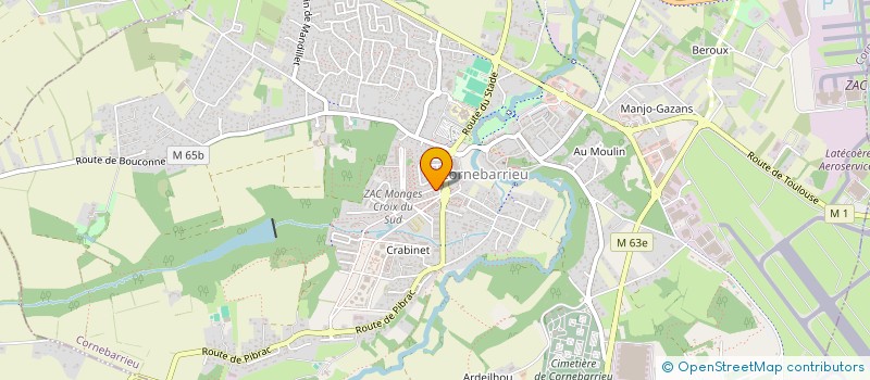 localisation de l'entreprise 925 095 093 à CORNEBARRIEU
