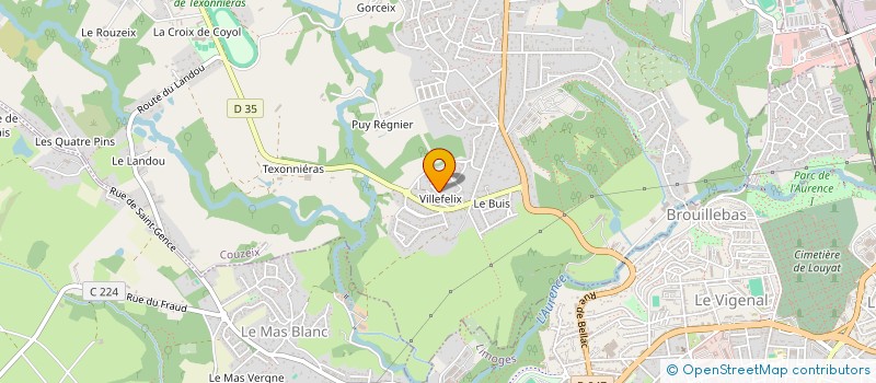 localisation de l'entreprise 925 117 541   COUZEIX