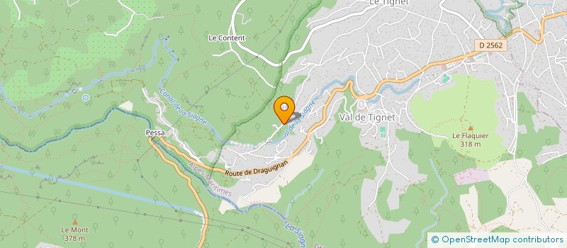 localisation de l'entreprise 925 124 422 à LE TIGNET
