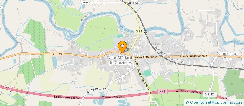 localisation de l'entreprise 925 135 741   SAINT-MEDARD-DE-GUIZIERES