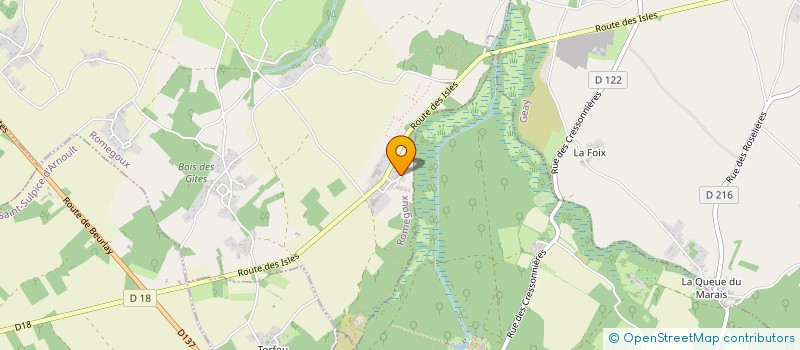 localisation de l'entreprise 925 136 780   ROMEGOUX