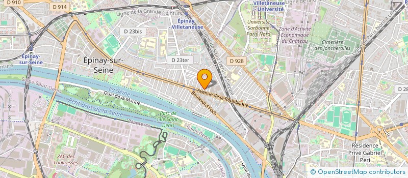 localisation de l'entreprise 925 148 348 à EPINAY-SUR-SEINE