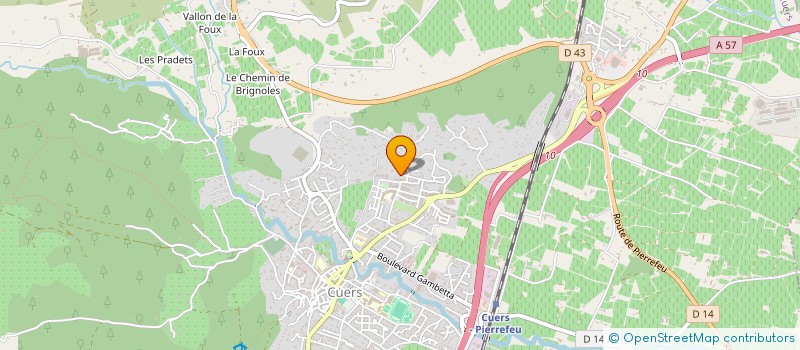 localisation de l'entreprise 925 162 919 à CUERS