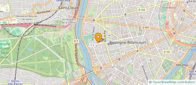 localisation de l'entreprise 925 172 884   BOULOGNE-BILLANCOURT