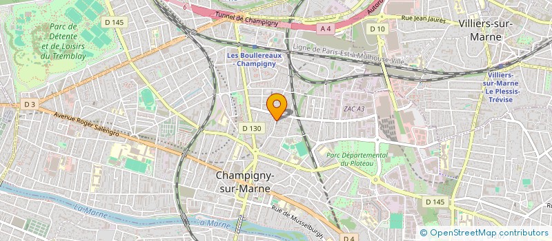 localisation de l'entreprise 925 175 382   CHAMPIGNY-SUR-MARNE