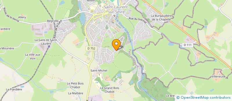 localisation de l'entreprise 925 186 579   SAINT-LAURENT-SUR-SEVRE