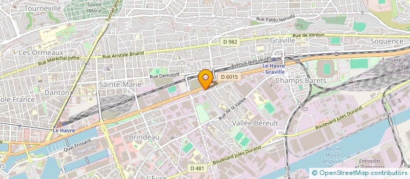 localisation de l'entreprise 925 201 402   LE HAVRE