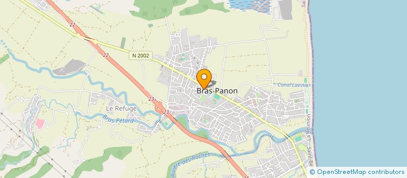 localisation de l'entreprise 925 218 380   BRAS-PANON