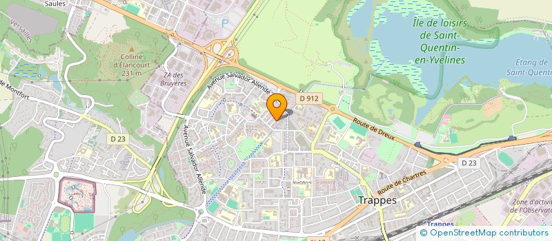 localisation de l'entreprise 925 228 686   TRAPPES