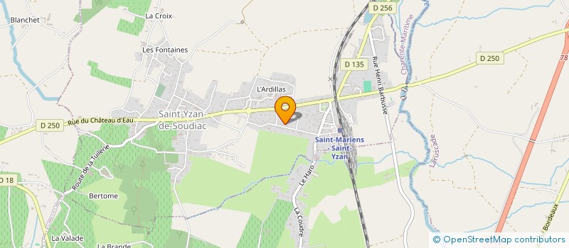 localisation de l'entreprise 925 238 610   SAINT-YZAN-DE-SOUDIAC