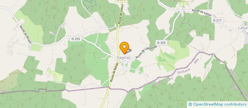localisation de l'entreprise 925 259 004   VAGNAS