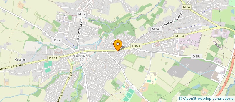 localisation de l'entreprise 925 261 380   LEGUEVIN