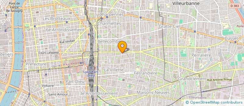 localisation de l'entreprise 925 264 509   LYON